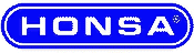 The blue Honsa logo 