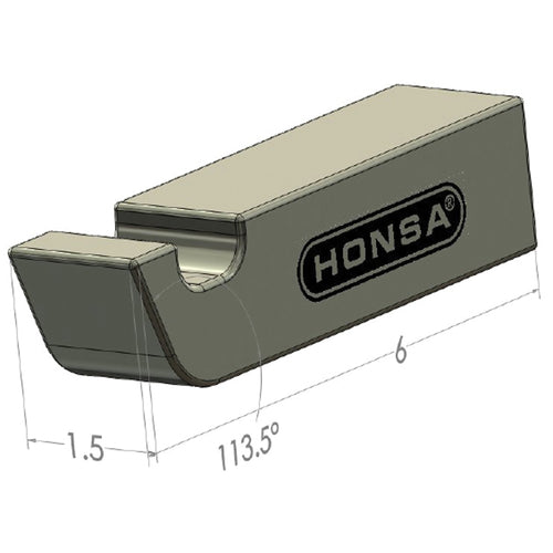Tungsten Bucking Bar TBBT0573T from Honsa Aerospace Tools, reduce workplace injury with Honsa ergonomic tools. 