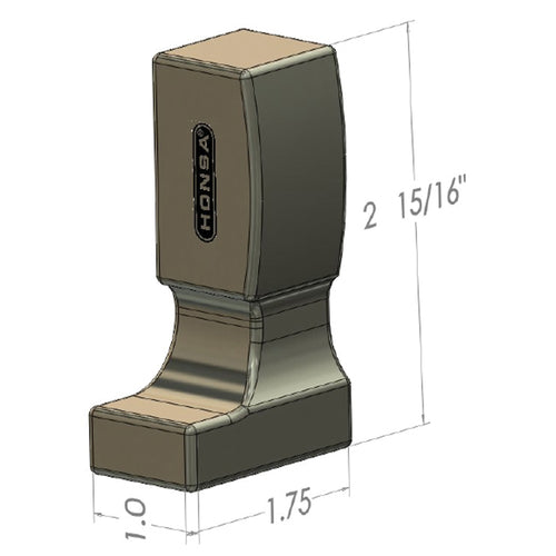 Tungsten Bucking Bar TBBT616T from Honsa Aerospace Tools, reduce workplace injury with Honsa ergonomic tools.