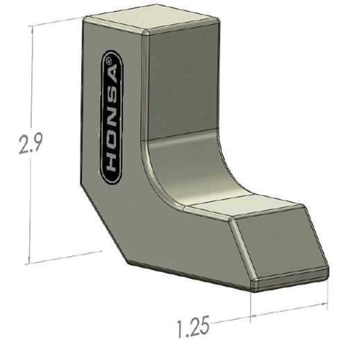 Tungsten Bucking Bar TBBT-BS2T from Honsa Aerospace Tools