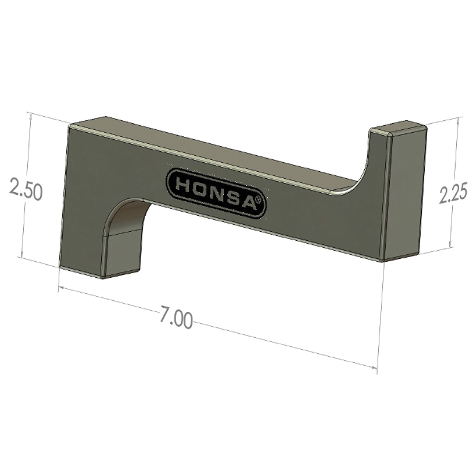 Tungsten Bucking Bar TBBTJ3T from Honsa Aerospace Tools